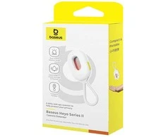 Baseus „Heyo Series II“ paslėptos kameros detektorius su signalizacija ir mini žibintuvėliu + Baseus paprastas USB-A - USB-C laidas - baltas