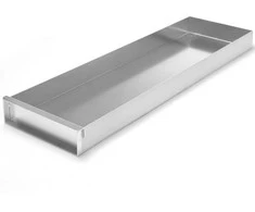 Aliuminio konditerijos padėklas, uždaras, pailgas, 580x200x(H)50mm Hendi 689868