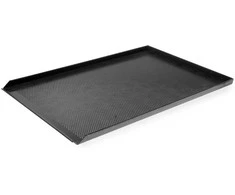 Perforuota konditerinė kepimo skarda 60x40cm, 3 tefloniniai ratlankiai - Hendi 808221