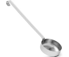 GI.METAL Nerūdijantis plienas flat bottom dose ladle. 170 gr capacity