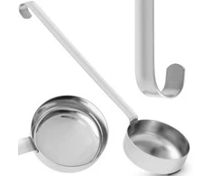 GI.METAL Nerūdijantis plienas flat bottom dose ladle. 170 gr capacity