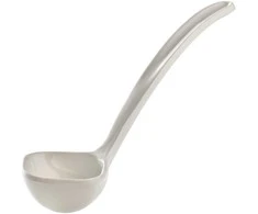 Melamino padažo kaušelio talpa 0,4L ilgis 170mm balta - Hendi 563632