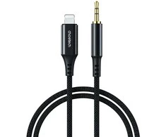 Choetech AUX007 Apšvietimo / mini lizdo 3,5 mm laidas 1 m – juodas
