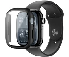 AmazingThing Radix Glass Screen Protector with dėklas skirtas Apple Watch Series 11 42mm – Juodas