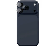 AmazingThing Lens Glass skirtas Apple iPhone 17 Pro / Pro Max with Mėlyna Aluminum Frame