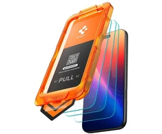 Apsauginis stiklas Spigen ALM GLAS.TR SLIM 3-pack Apple iPhone 17 skaidrus