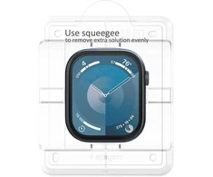 Spigen ELITE SHIELD HYBRID GLASS ”EZ FIT” 2-PACK Apple Watch 10 (46 mm) CLEAR