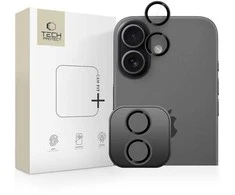 „Tech-Protect Camring Fit+“ kameros dėklas, skirtas „iPhone 17“ – Juodas