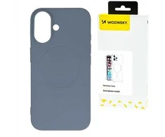 Wozinsky Silicone Magsafe Magnetic Samsung Galaxy S25 Plus – dėklas telefonui pilkos spalvos