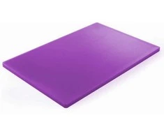 HACCP HDPE virtuvės pjaustymo lenta alergiškiems 45x30cm violetinė - Hendi 825570