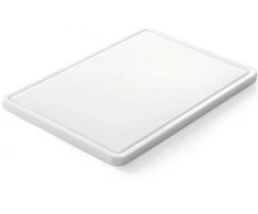 Virtuvinė lenta žaliavoms pjaustyti ir smulkinti su grioveliais HDPE 35,5x25cm - Hendi 826362