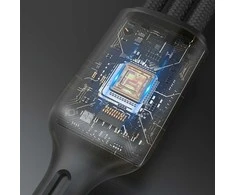 Dudao „Apple Watch A72b8 A12Max+ PD 100W 3in1“ įkroviklio laidas: USB-C „Lightning“ 1,2 m – juodos spalvos