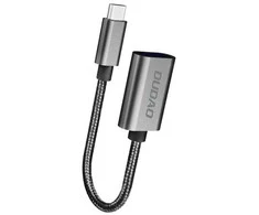 Dudao L15T OTG Adapteris USB-C – USB-A – pilkos spalvos