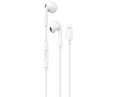 Dudao Ausinės su laidu Įstatomos į ausis (į ausis įkišamos tipo) ausinės X14PROL-W1 iPhone Lightning - balta