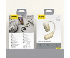 Dudao U4Pro Bluetooth universal ant ausų dedamos ausinės skirta both ears - beige ir auksinis