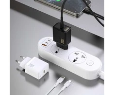 Dudao A26 PD20W GaN USB-C įkroviklis – baltos spalvos