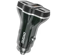 Dudao R78 78W automobilinis įkroviklis USB-C PD / 2xUSB-A QC – juodos spalvos