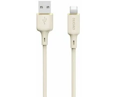 Dudao L7SL USB-A – Lightning 5A kabelis 1m – beige
