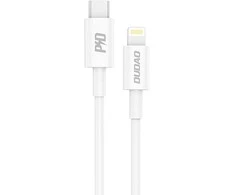 Dudao L6X USB-C – Lightning PD 20W 1m kabelis – baltos spalvos