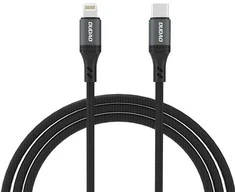 Dudao L3CL USB-C – Lightning 30W Braided Cable 1.2m – juodos spalvos