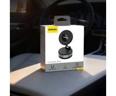 Dudao F24PRO „MagSafe“ suderinamas automobilio laikiklis su siurbtuku, skirtas priekiniam stiklui arba prietaisų skydeliui - Juodas