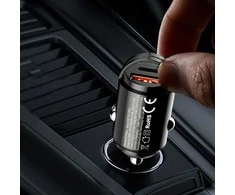 Įkroviklis automobilinis Dudao (R3MAX) (1xUSB-C;1xUSB 48W) juodas