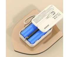 Dudao K14 10000mAh power bank su USB-C / Lightning kabeliais - gelsvas
