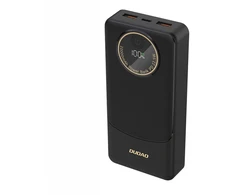 Dudao K12Pro išorinė baterija 22.5W PD 20000mAh USB-A, USB-C - Juodas