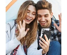 Dudao K11 Pro 20000mAh išorinė baterija su integruotais kabeliais – juodos spalvos
