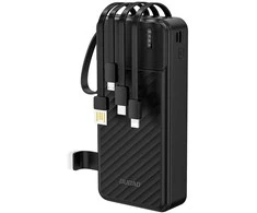 Dudao K11 Pro 20000mAh Powerbank su integruotais kabeliais – juodos spalvos