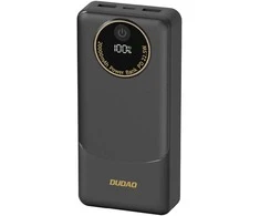Powerbank Dudao K12 10000mAh PD22.5W USB-A, USB-C – juodos spalvos