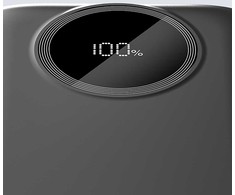 Dudao K13 10000mAh Powerbank with Built-in Cable – juodos spalvos