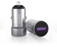 Įkroviklis automobilinis Dudao R4Pro (1xUSB; 5A; 22,5W) pilkas