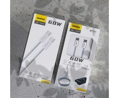 Dudao L6C USB-C – USB-C PD kabelis 30W 1m – light mėlynos spalvos
