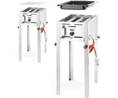 Dujinė kepsninė su keptuve „Grilis Master Mini“ 340x540x(A)840 mm 5,8 kW - Hendi 154700