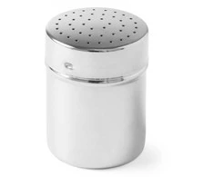 Virtuvinis dozatorius pipirų plaktuvas druskos purtyklė nerūdijančio plieno sk. 55 mm aukštis 75 mm - Hendi 631201