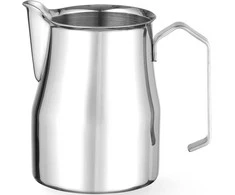 Hendi ąsotis ir puodelis pieno putai, nerūdijančio plieno, 0,7 l, 84 mm skersmuo