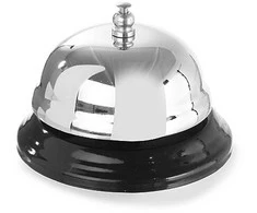 Viešbučio priėmimo varpas, plieno, skersmuo. 85 mm – Hendi 595008