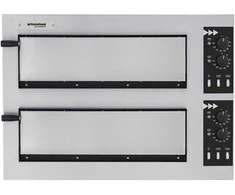 Elektrinė krosnelė Prismafood 2 kamerų picos orkaitė 2 picoms. 45 cm BASIC 2/50 VETRO 6000 W