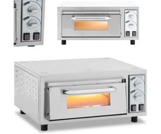 Elektrinė krosnelė Royal Catering Profesionali vienos kameros picos orkaitė 1 picai. 35 cm 2200 W