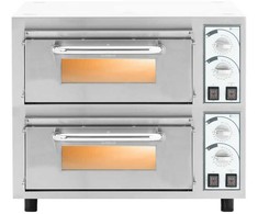 Elektrinė krosnelė Royal Catering Profesionali dviejų kamerų picos orkaitė 2 picoms. 35 cm 4400 W