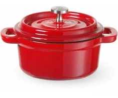 Puodas żeliwny emaliowany 0.27 l raudona - Hendi 626856