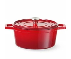 Puodas żeliwny emaliowany 3.7 l raudona - Hendi 626832
