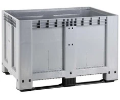 Europlast Austria Dėžės padėklų dėžės konteineris 610L su padėklu ir dangteliu 120x100x76 cm UN ADR