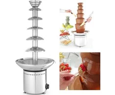 Šokoladinis fondiu fontanas 6 lygių, plieno, 300 W - Hendi 274163