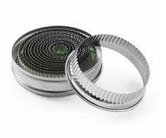 Apvali gofruota pjaustymo forma sausainiams, skersmuo. 18–108 mm Hendi 674413