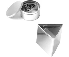 Konditerijos pjaustymo forma, TRIANGLE šablonas - 6 vnt. - HENDI 673775