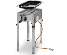 Dujinė kepsninė su keptuve „Grilis Master Mini“ 340x540x(A)840 mm 5,8 kW - Hendi 154700