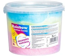 Bartpol Spalvinga vaivorykštinė cukraus vata Rainbow Cotton Candy 3L