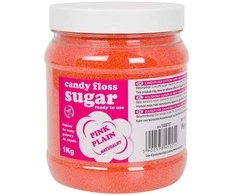 Gsg24 Spalvotas cukrus cukraus vatai, rožinis, natūralaus cukraus vatos skonio, 1kg